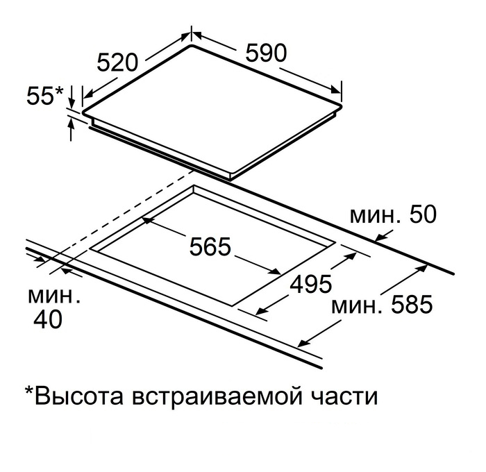 картинка Варочная панель Maunfeld CVI594SB2BKA INVERTER  картинка Варочная панель Maunfeld CVI594SB2BKA INVERTER