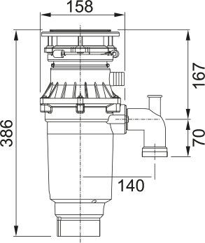 картинка |Discount| Измельчитель пищевых отходов Franke TE-75S  картинка |Discount| Измельчитель пищевых отходов Franke TE-75S