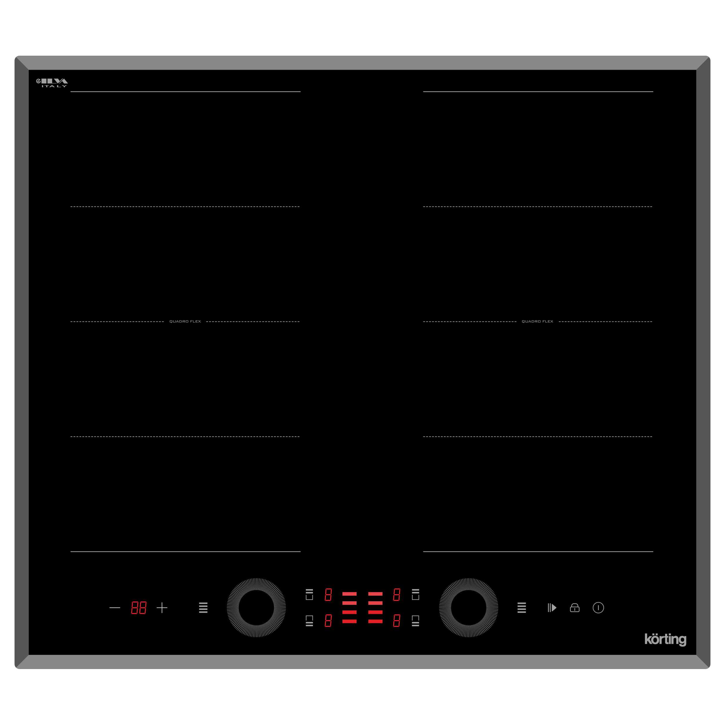 картинка Варочная панель Korting HIB 68700 B QUADRO  картинка Варочная панель Korting HIB 68700 B QUADRO