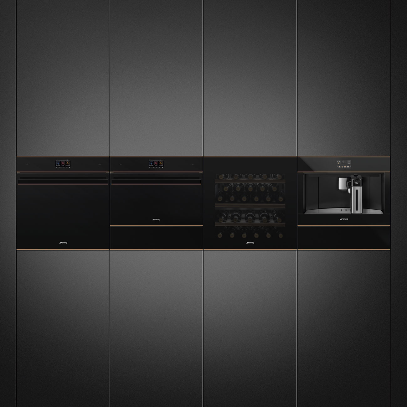 картинка Подогреватель посуды Smeg CPRT615NR черное стекло  картинка Подогреватель посуды Smeg CPRT615NR черное стекло