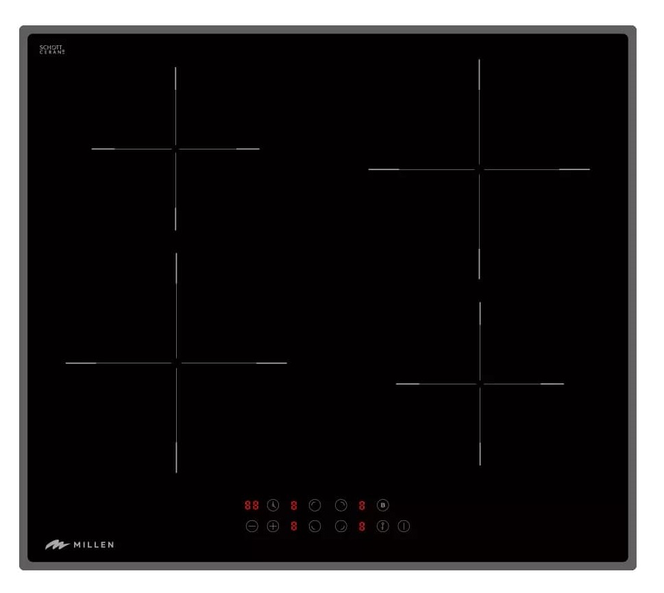 картинка Индукционная варочная панель MILLEN MIH 601 BL  картинка Индукционная варочная панель MILLEN MIH 601 BL