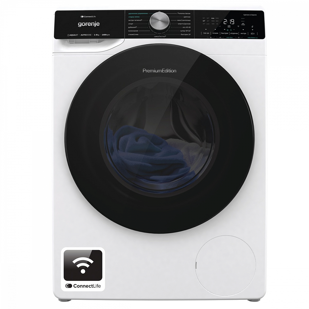 картинка Стиральная машина с паром Gorenje WNS94A1AWIFI/C  картинка Стиральная машина с паром Gorenje WNS94A1AWIFI/C