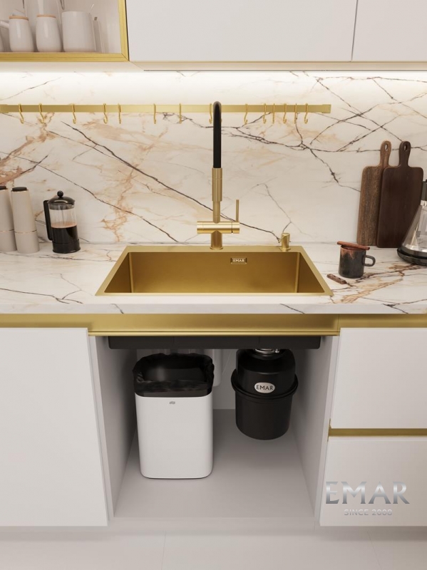 картинка Кухонная мойка Emar EMB-660(TOP) PVD Golden 