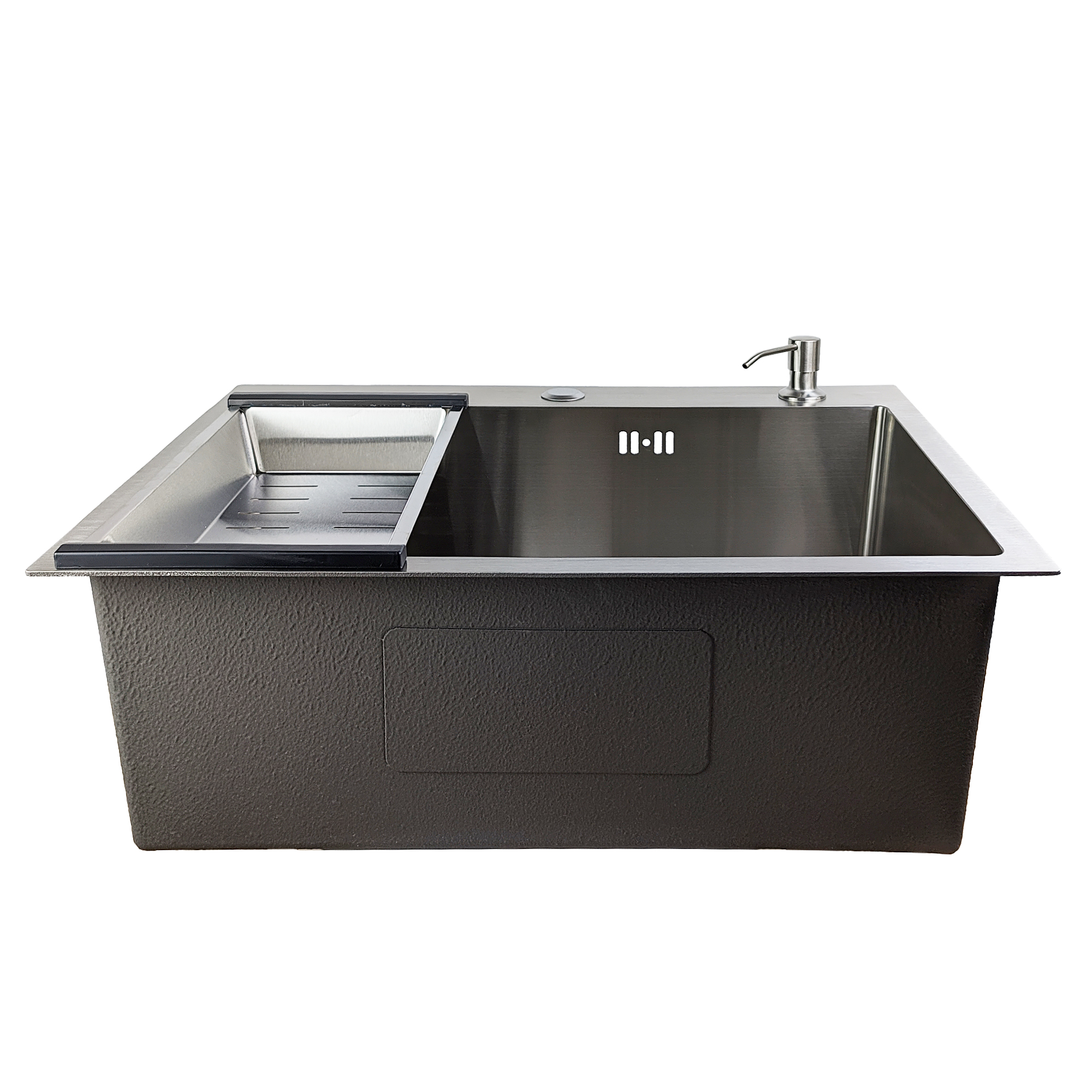 картинка Комплект мойка и смеситель Gerda 6045 S+SM.Satin 