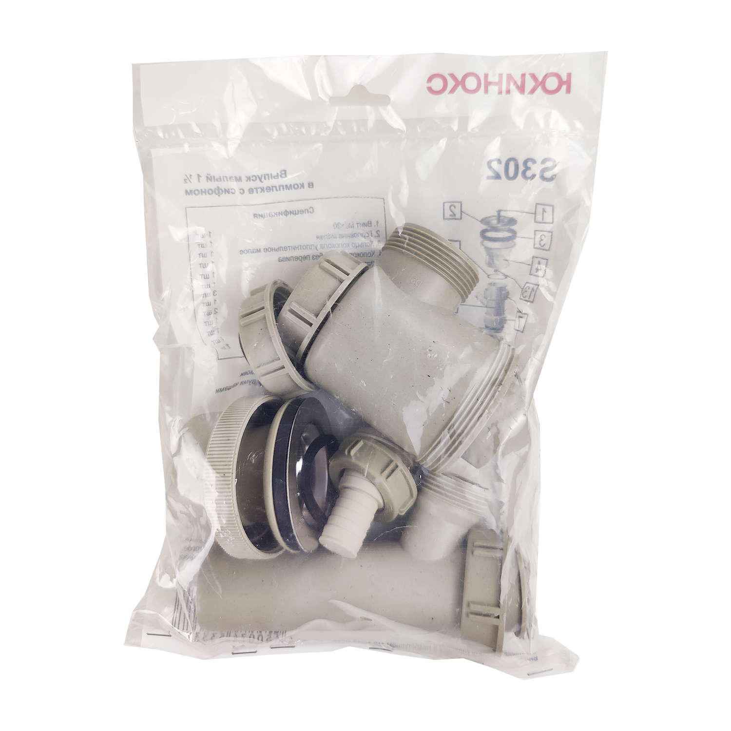 картинка Малый выпуск UKINOX без перелива с сифоном S302 