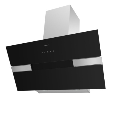 картинка Кухонная вытяжка Maunfeld MERSEY 90 INOX GLASS BLACK  картинка Кухонная вытяжка Maunfeld MERSEY 90 INOX GLASS BLACK