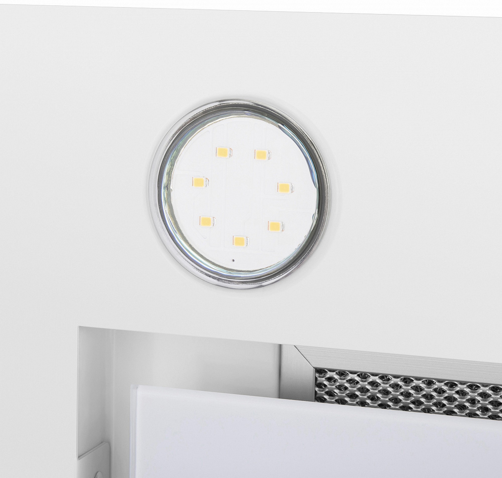 картинка Кухонная вытяжка Maunfeld FANTASY 1000ST 60 белое стекло 