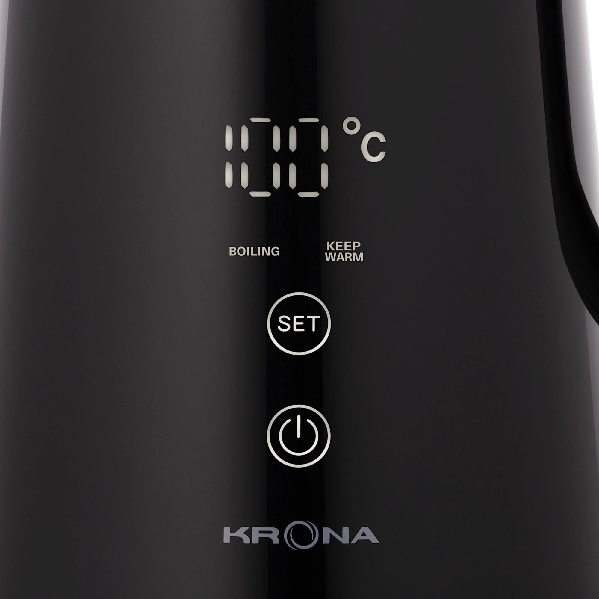 картинка Чайник электрический Krona Digitaler Black 1,5л 