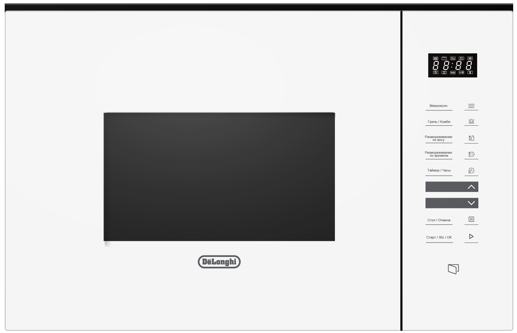 картинка Микроволновая печь Delonghi DMO 25BB ROMA 