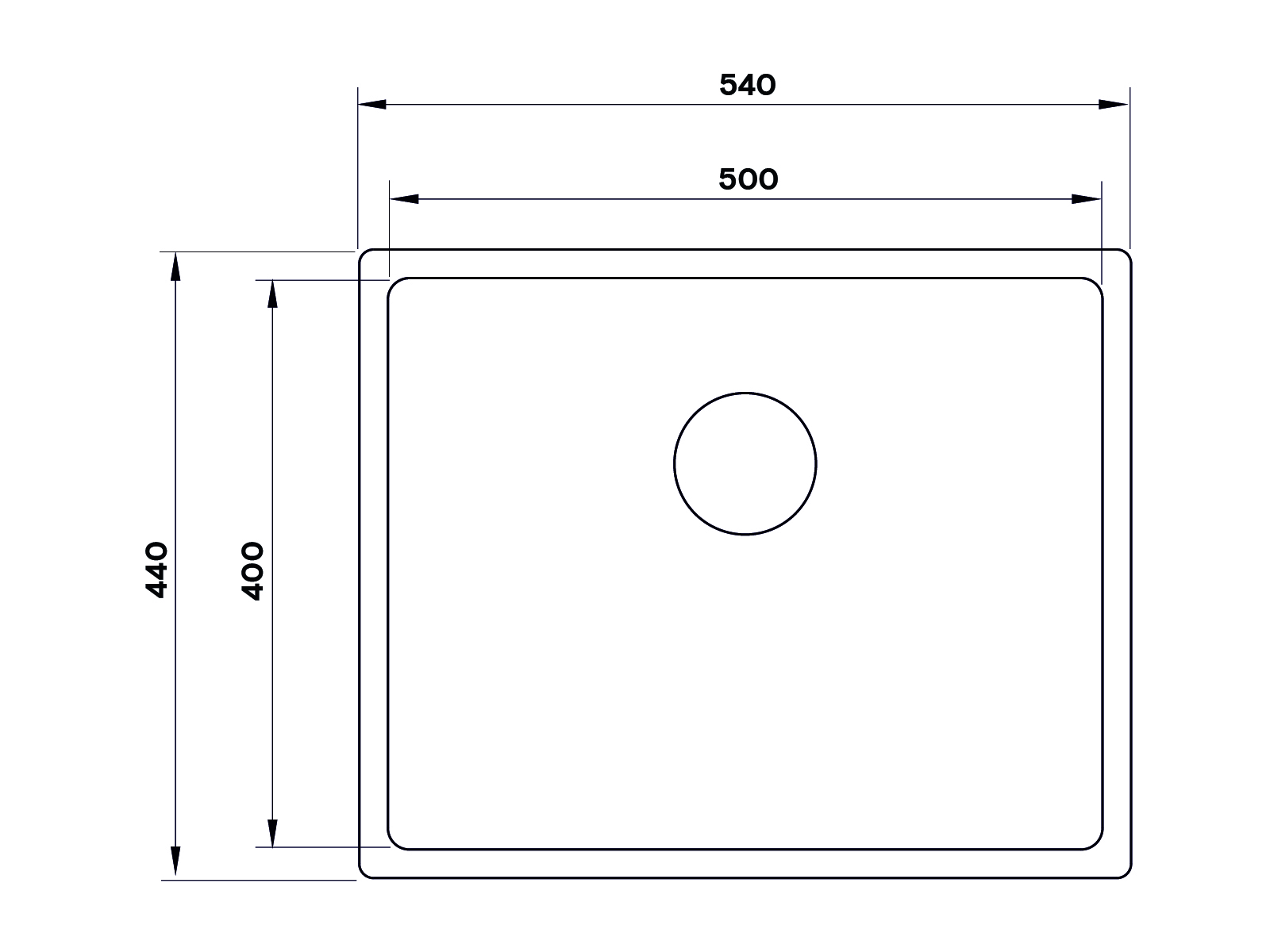картинка Мойка Longran TECHNO TEB500.400-GT10P 