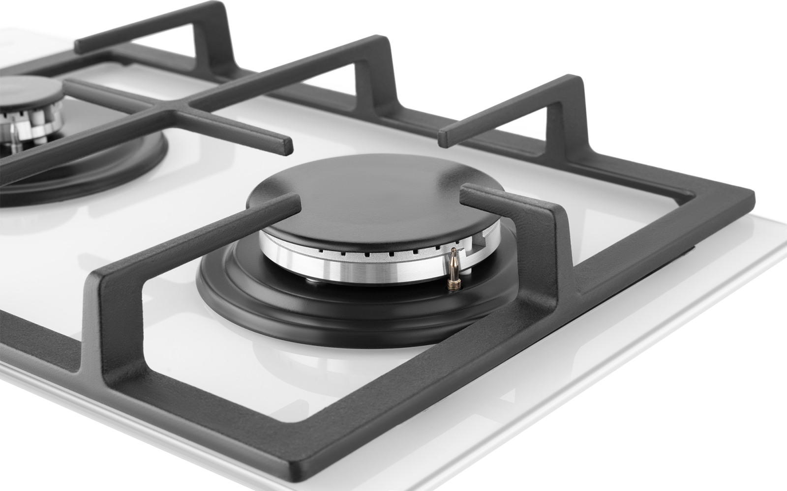 картинка Газовая варочная панель Weissgauff HGG 320 WGL белая 