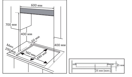 картинка Газовая варочная панель Evelux HEG 638 X 