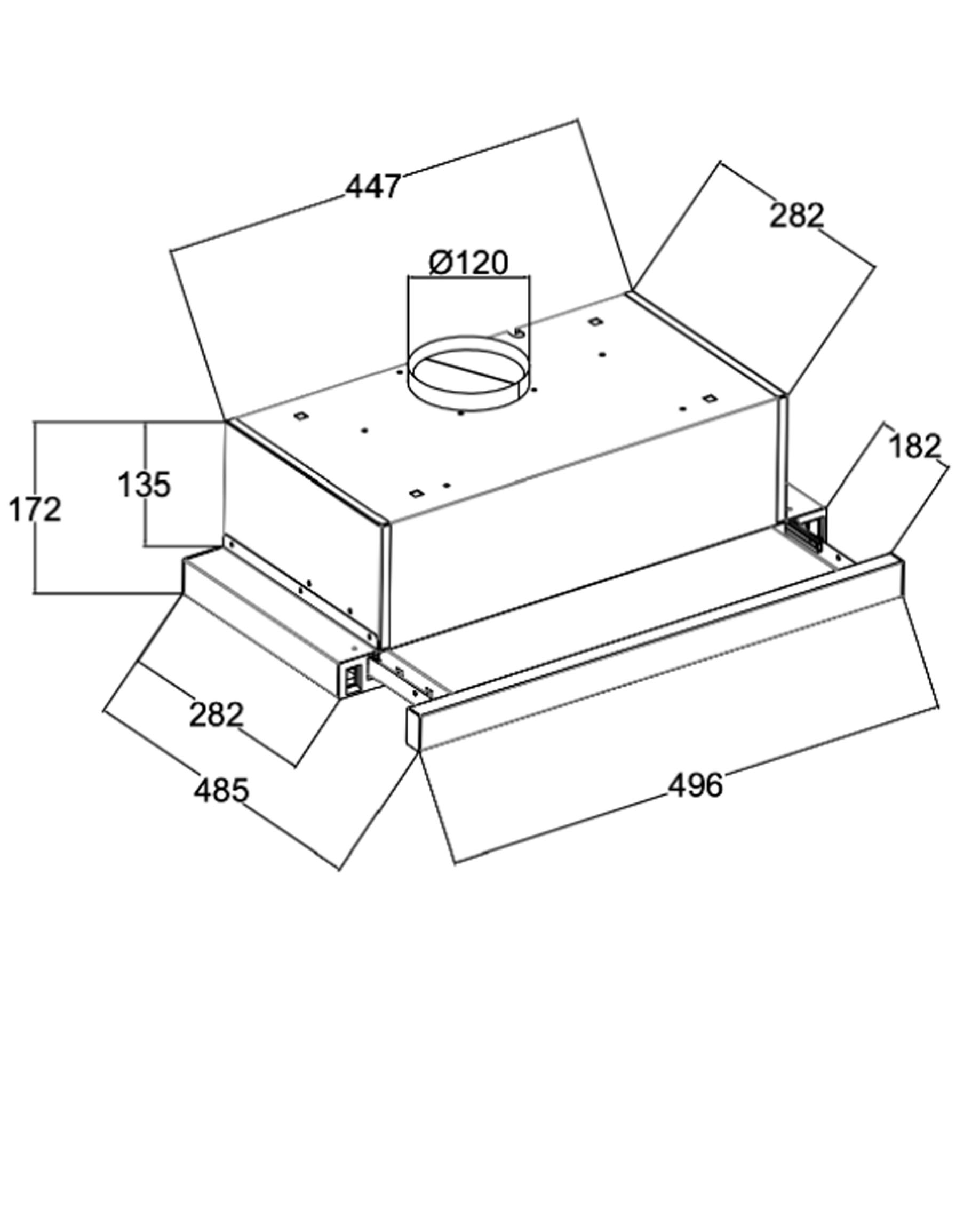 картинка Кухонная вытяжка Monsher LAUTREC 50 Blanc 
