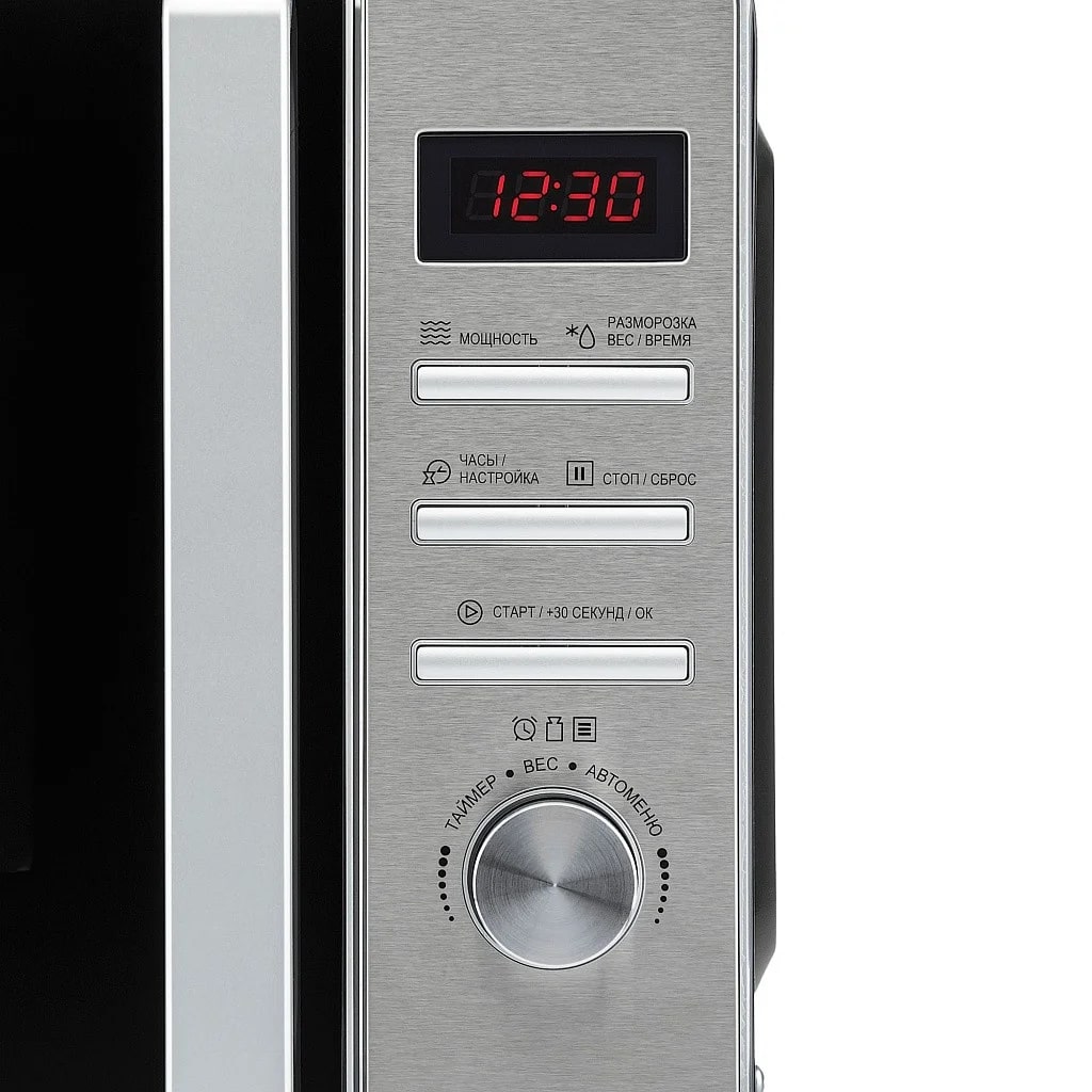 картинка Микроволновая печь Krona QUANTUM 44 BL/IX нержавеющая сталь 