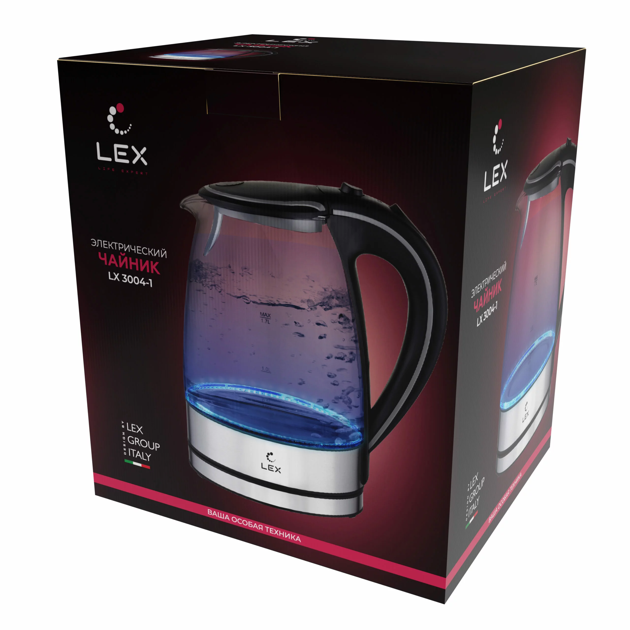 картинка Чайник Lex LX 3004-1  картинка Чайник Lex LX 3004-1
