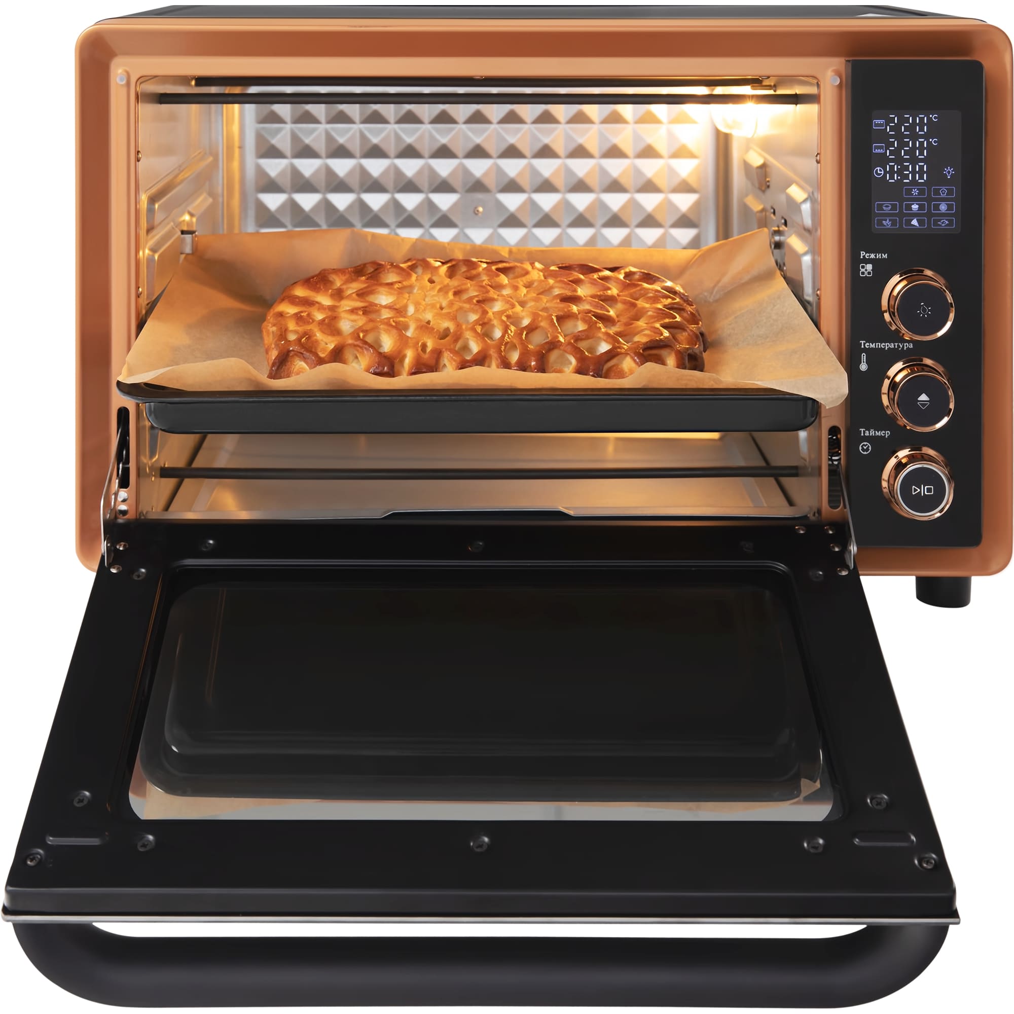 картинка Мини-печь Hiberg PR 400 GOLD MOON 