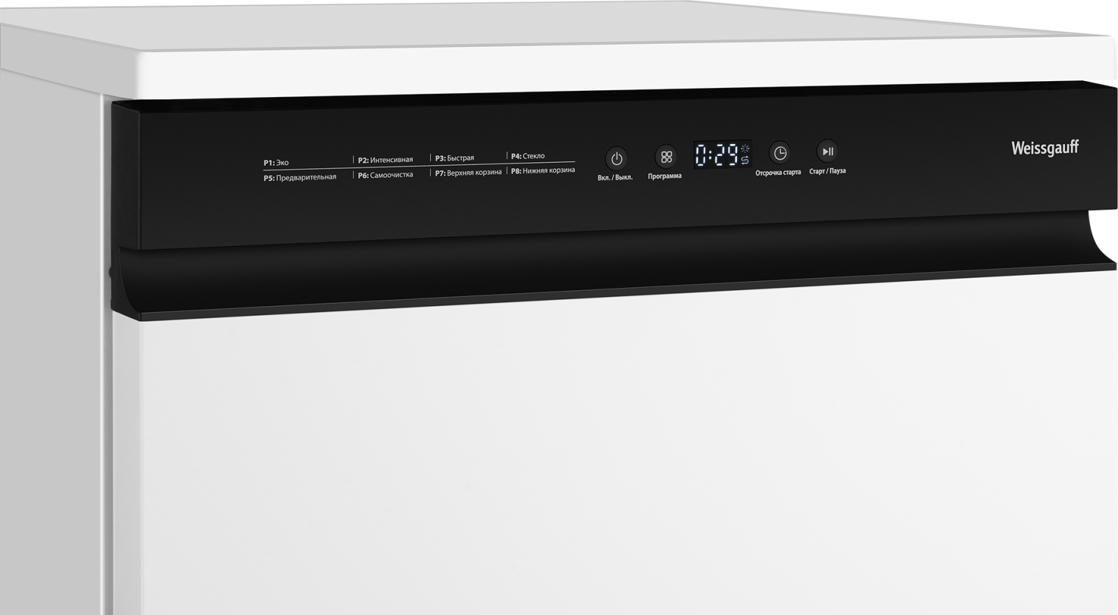 картинка Посудомоечная машина отдельностоящая Weissgauff DW 6038 Autoopen 