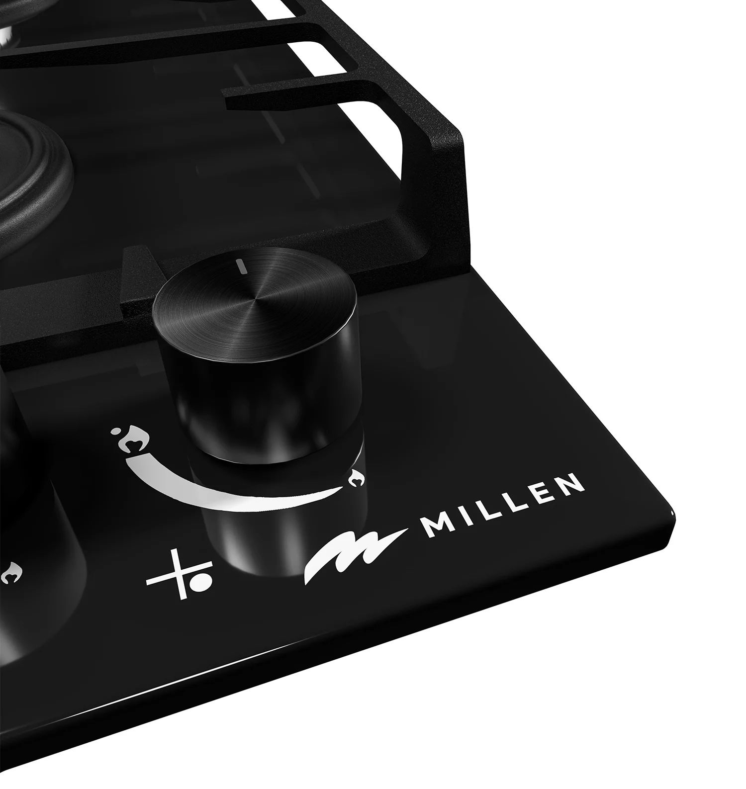картинка Газ на стекле варочная панель MILLEN MGHG 602 BL  картинка Газ на стекле варочная панель MILLEN MGHG 602 BL