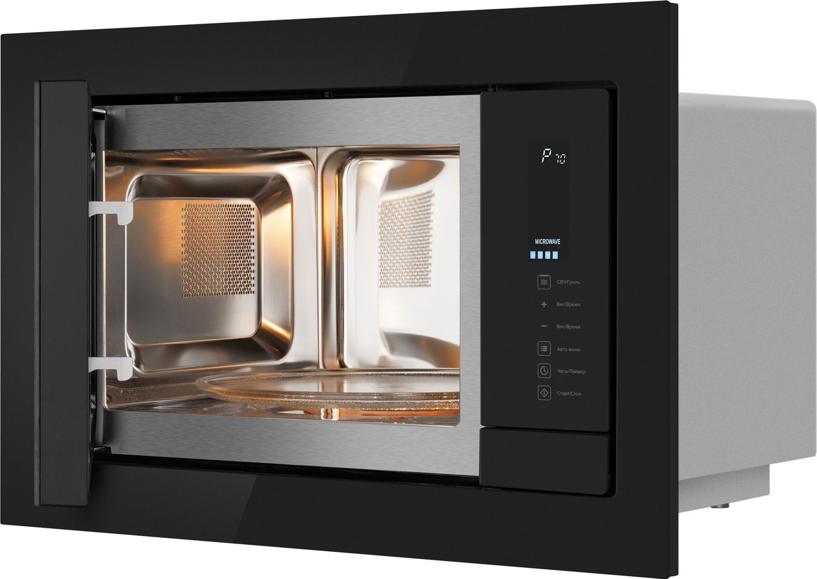 картинка Микроволновая печь встраиваемая Weissgauff HMT-225 Touch Grill 