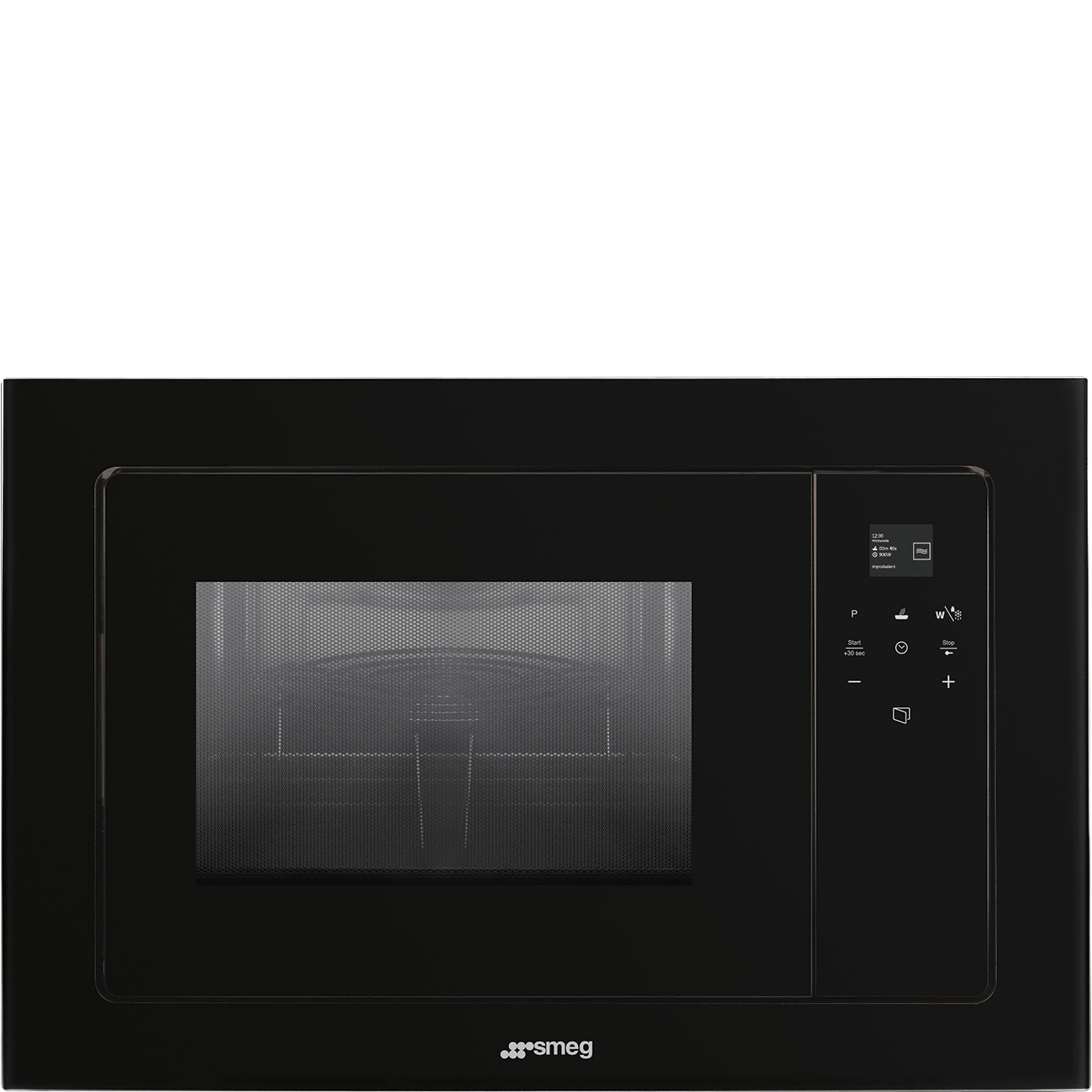 картинка Микроволновая печь Smeg FMI120B3  картинка Микроволновая печь Smeg FMI120B3