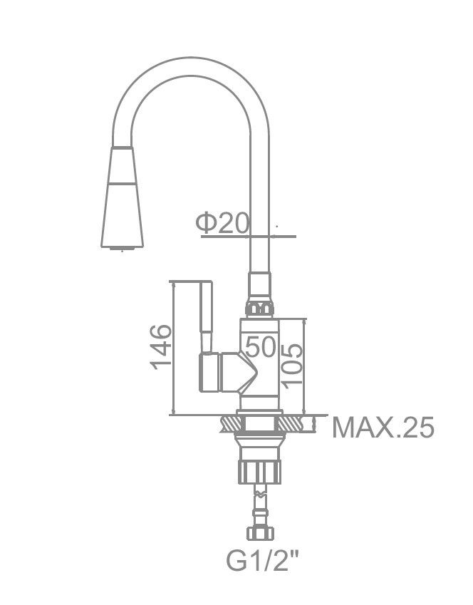 картинка Смеситель Ledeme L4199-3 белый  картинка Смеситель Ledeme L4199-3 белый