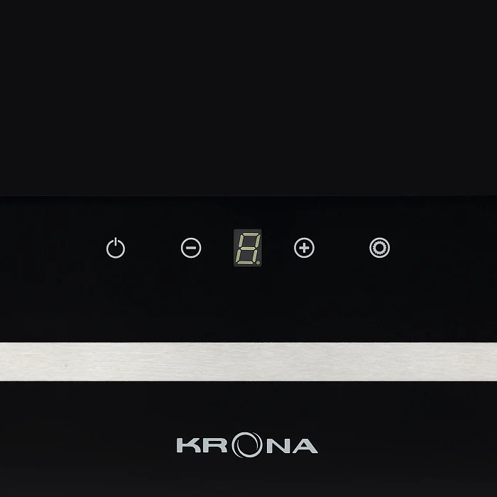 картинка Кухонная вытяжка Krona DOMENIKA 600 BLACK/INOX S  картинка Кухонная вытяжка Krona DOMENIKA 600 BLACK/INOX S