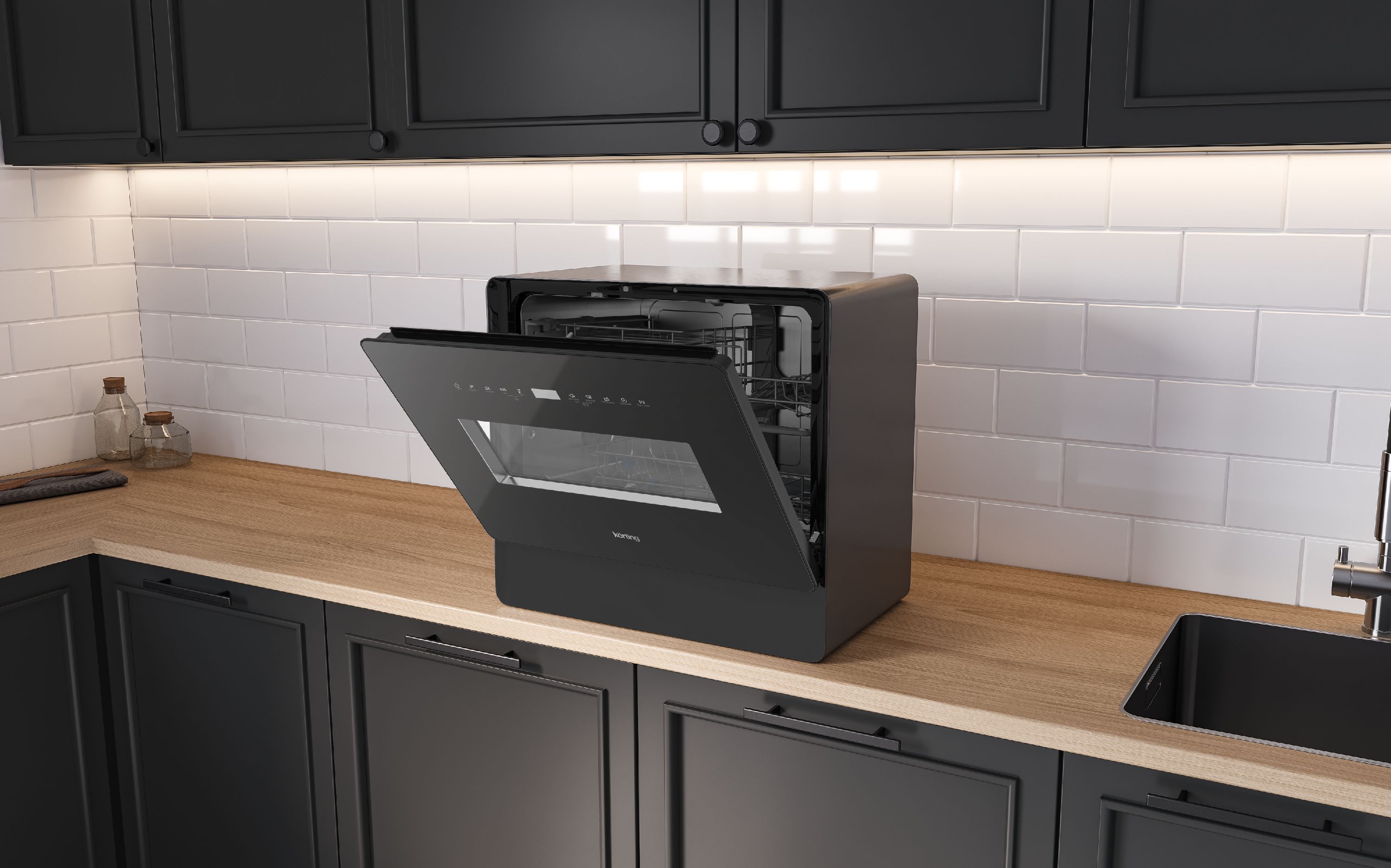 картинка Посудомоечная машина Korting KDF 26630 GN 