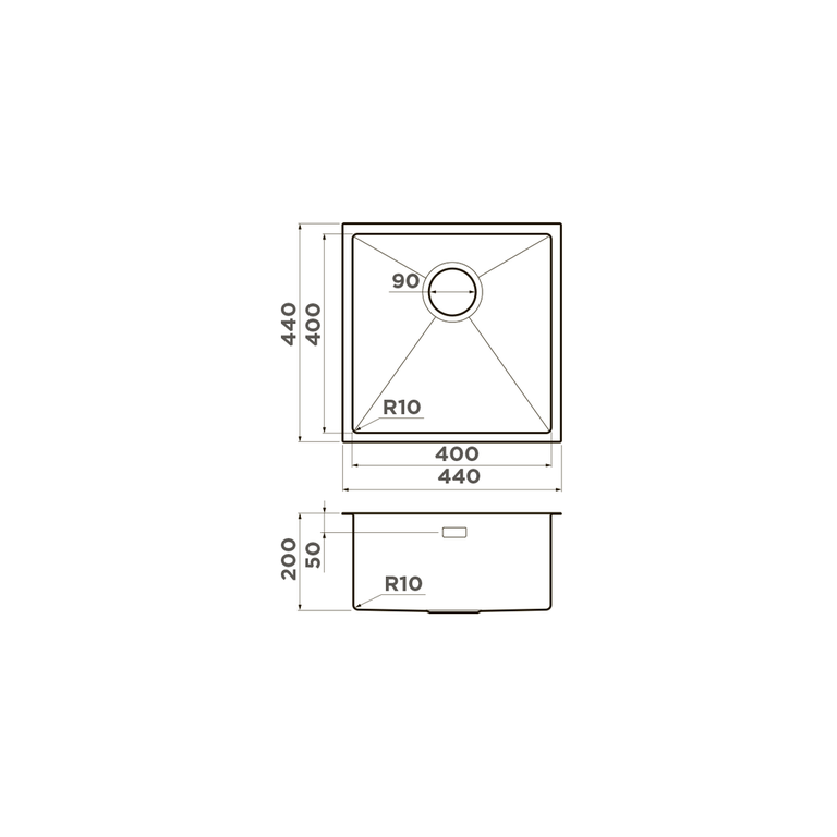 картинка Мойка Omoikiri TAKI-44-U/IF-LG 