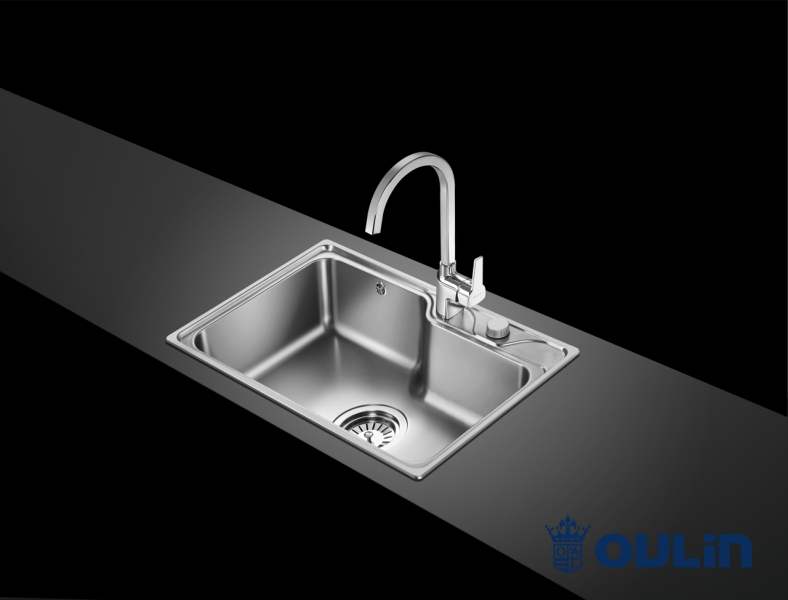 картинка Мойка для кухни Oulin OL-CS210S  картинка Мойка для кухни Oulin OL-CS210S