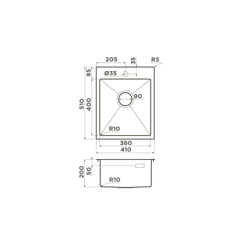 картинка Мойка Omoikiri AKISAME-41-LG  картинка Мойка Omoikiri AKISAME-41-LG