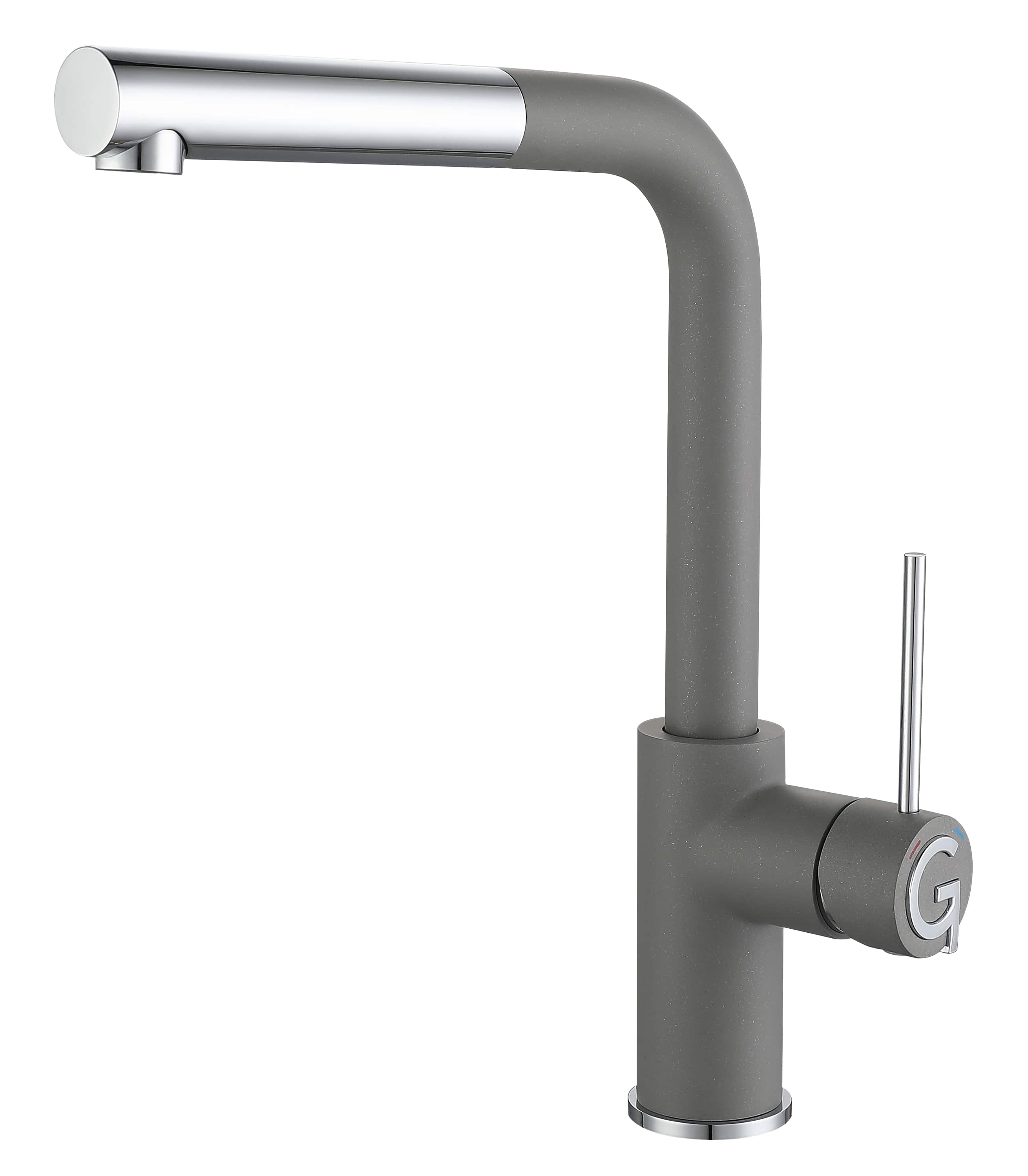 картинка Смеситель Rivelato Albano 1573503 grigio/cromo 