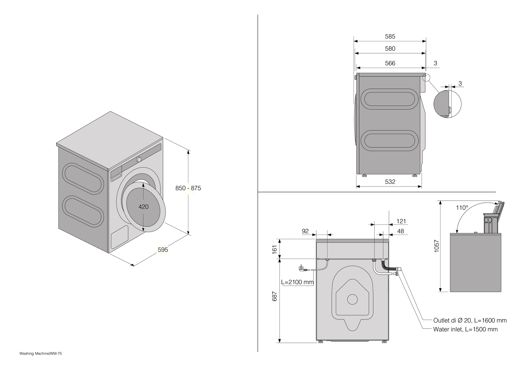 картинка Стиральная машина с функцией пара Asko W4086C.T/3 