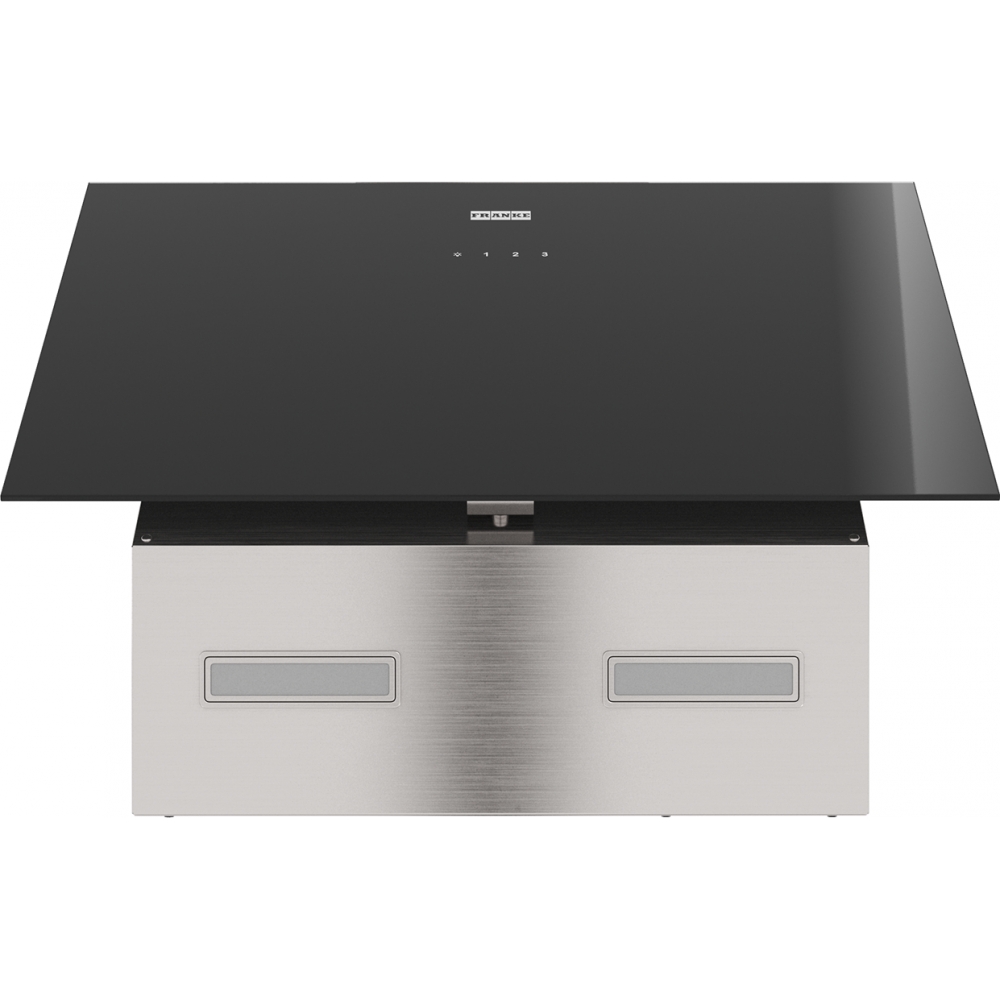 картинка Кухонная вытяжка наклонная Franke LENS BK/SS 60 черная 