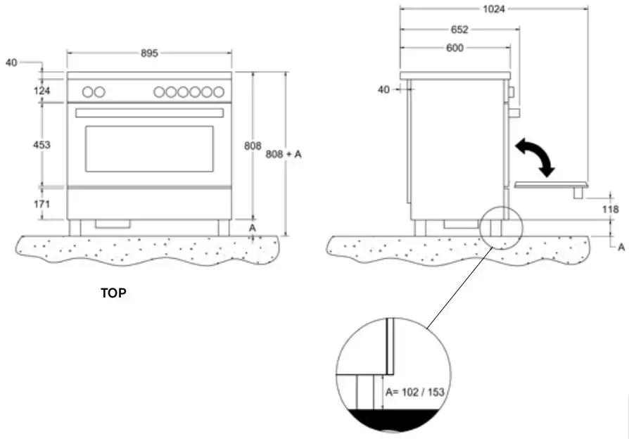 картинка Электрическая кухонная плита Bertazzoni PROCH94I1EXT 