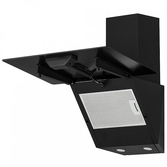картинка Кухонная вытяжка Krona POLLY 600 BLACK PB  картинка Кухонная вытяжка Krona POLLY 600 BLACK PB