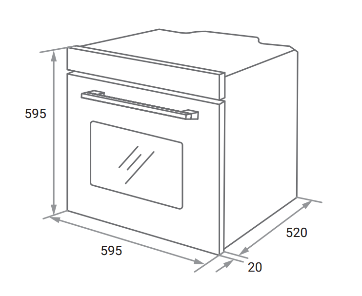 картинка Электрический духовой шкаф Weissgauff EOM 698 PDB Telescopic & Catalytic 
