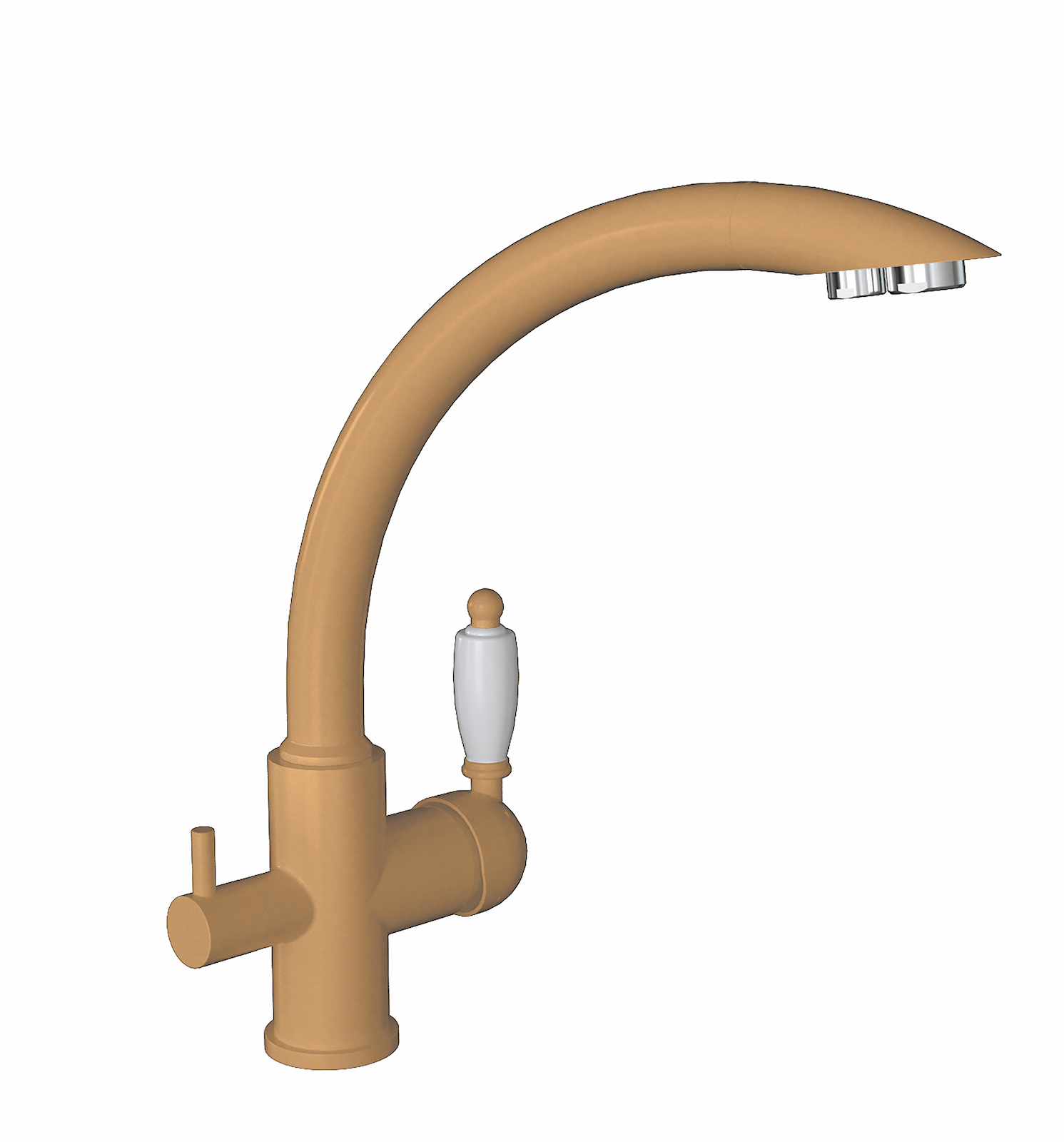 картинка |Discount| Смеситель Florentina ШАЛЕ капучино 