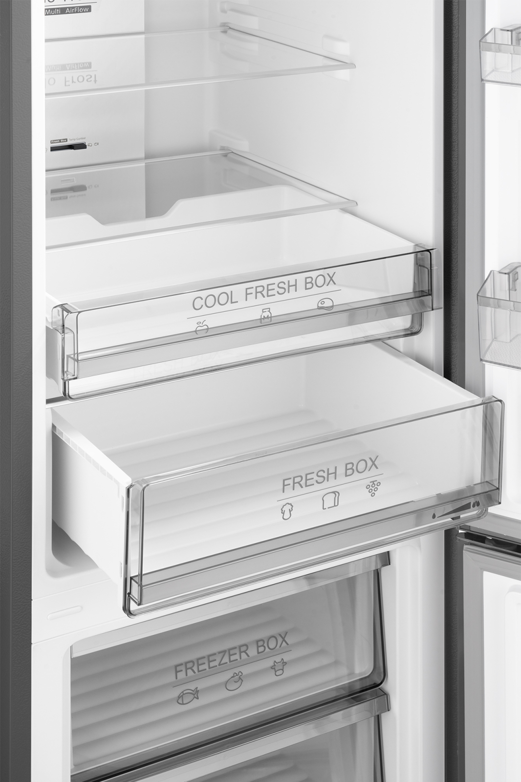 картинка Отдельностоящий холодильник Weissgauff WRK 2000 Total NoFrost Inverter Inox 