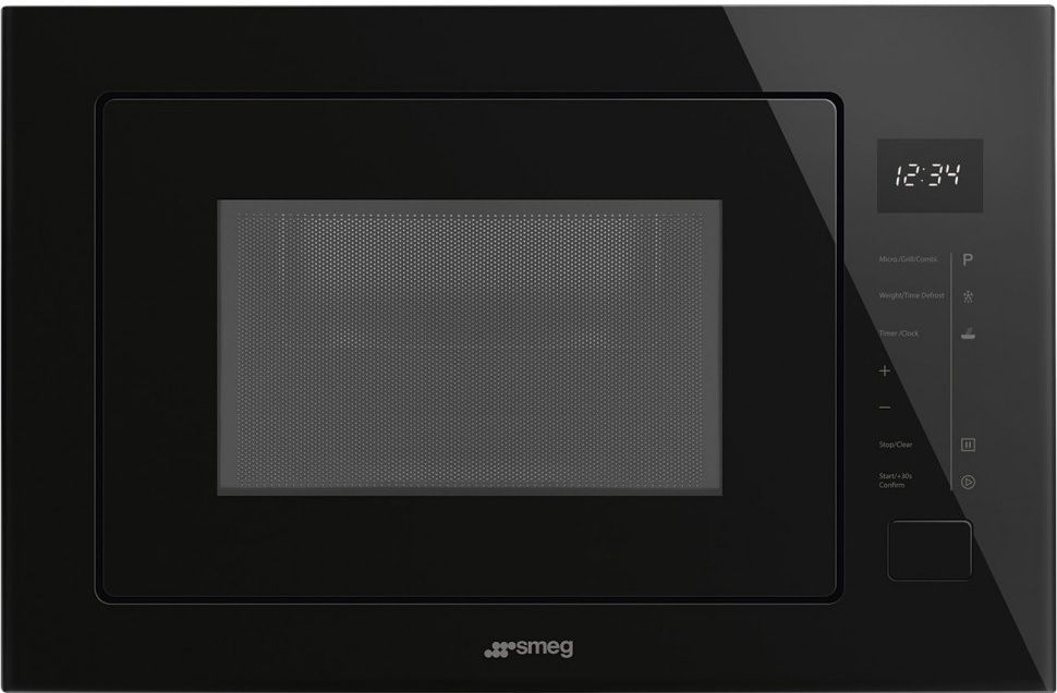 картинка Микроволновая печь Smeg FMI025B3  картинка Микроволновая печь Smeg FMI025B3
