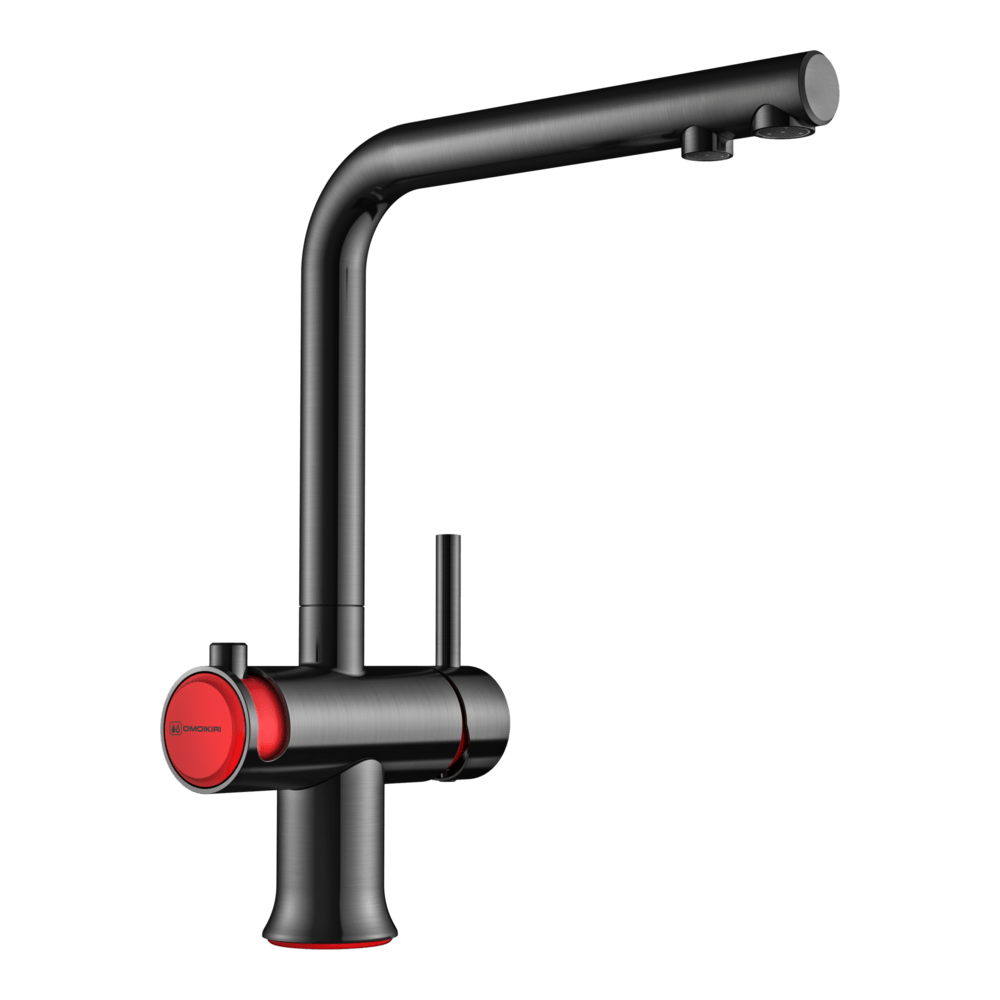 картинка Смеситель Omoikiri HOTARU-RED хром  картинка Смеситель Omoikiri HOTARU-RED хром