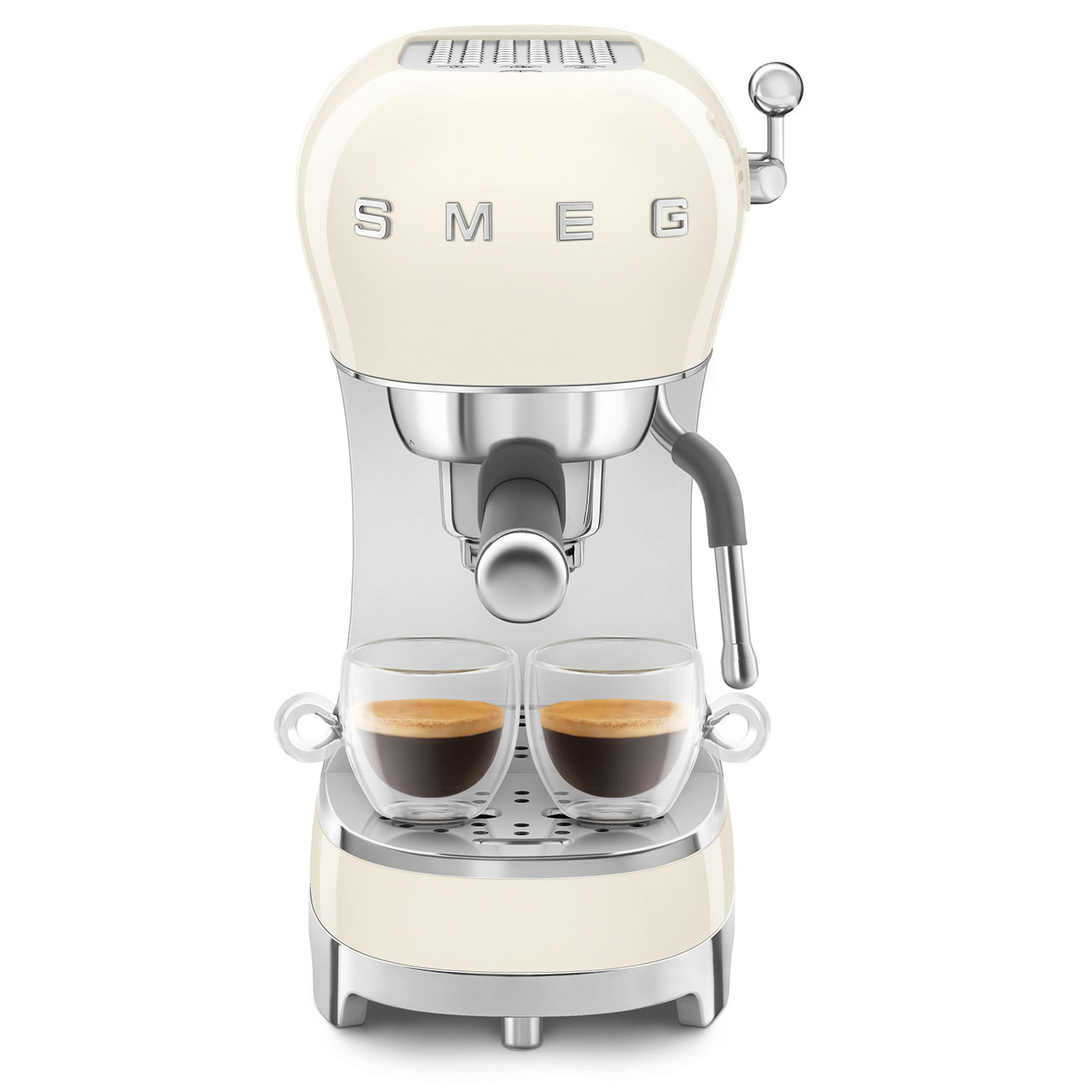 картинка Кофеварка Smeg ECF02CREU  картинка Кофеварка Smeg ECF02CREU