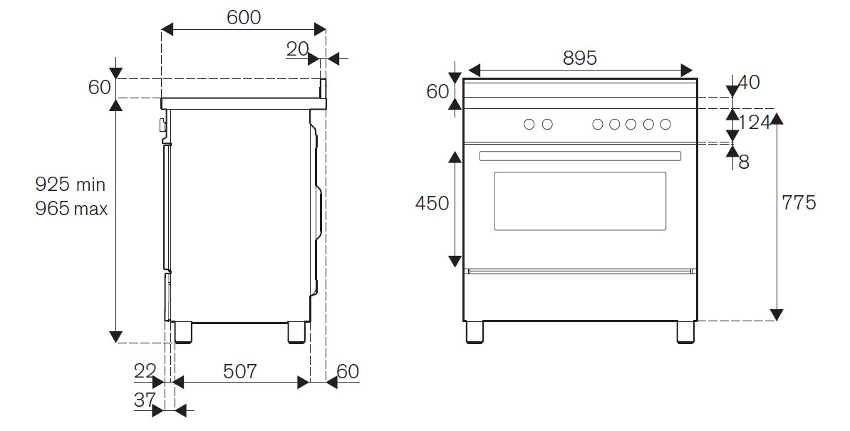 картинка Комбинированная кухонная плита Bertazzoni PRO96L1EROT красная 