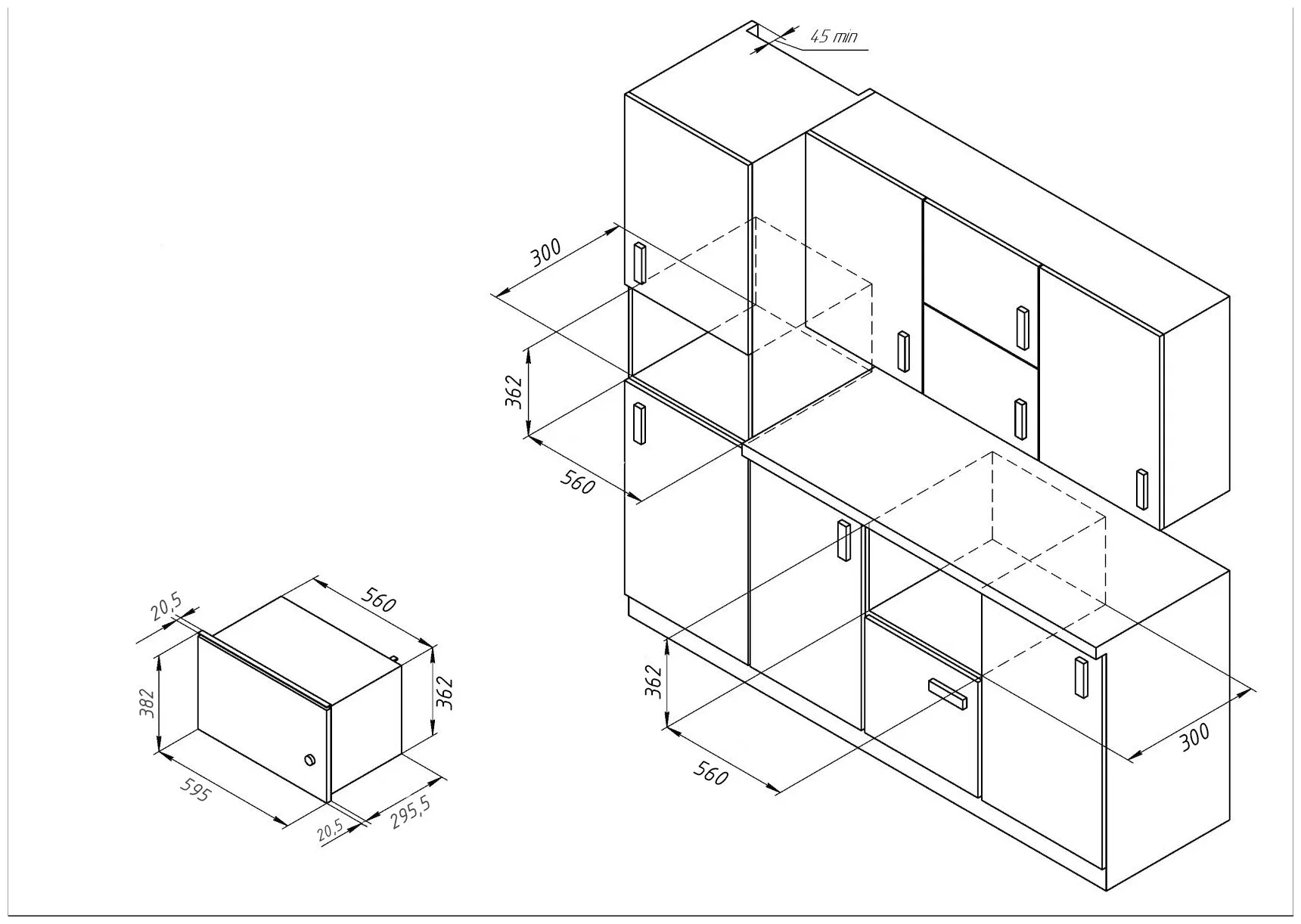 картинка Микроволновая печь Monsher MMH 1020 B  картинка Микроволновая печь Monsher MMH 1020 B