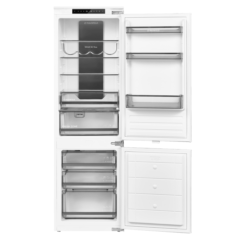 картинка Встраиваемый холодильник Maunfeld MBF17754NFWHGR LUX Inverter  картинка Встраиваемый холодильник Maunfeld MBF17754NFWHGR LUX Inverter