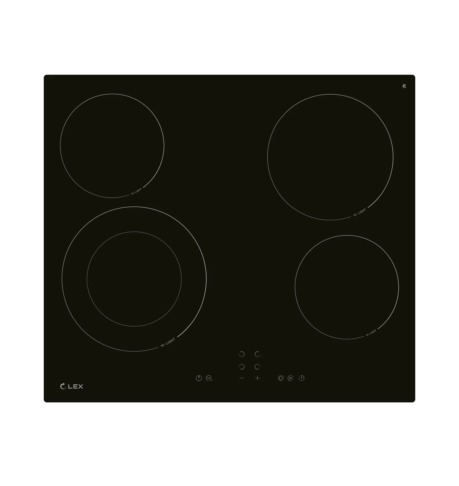 картинка Варочная панель Lex EVH 641A BL 