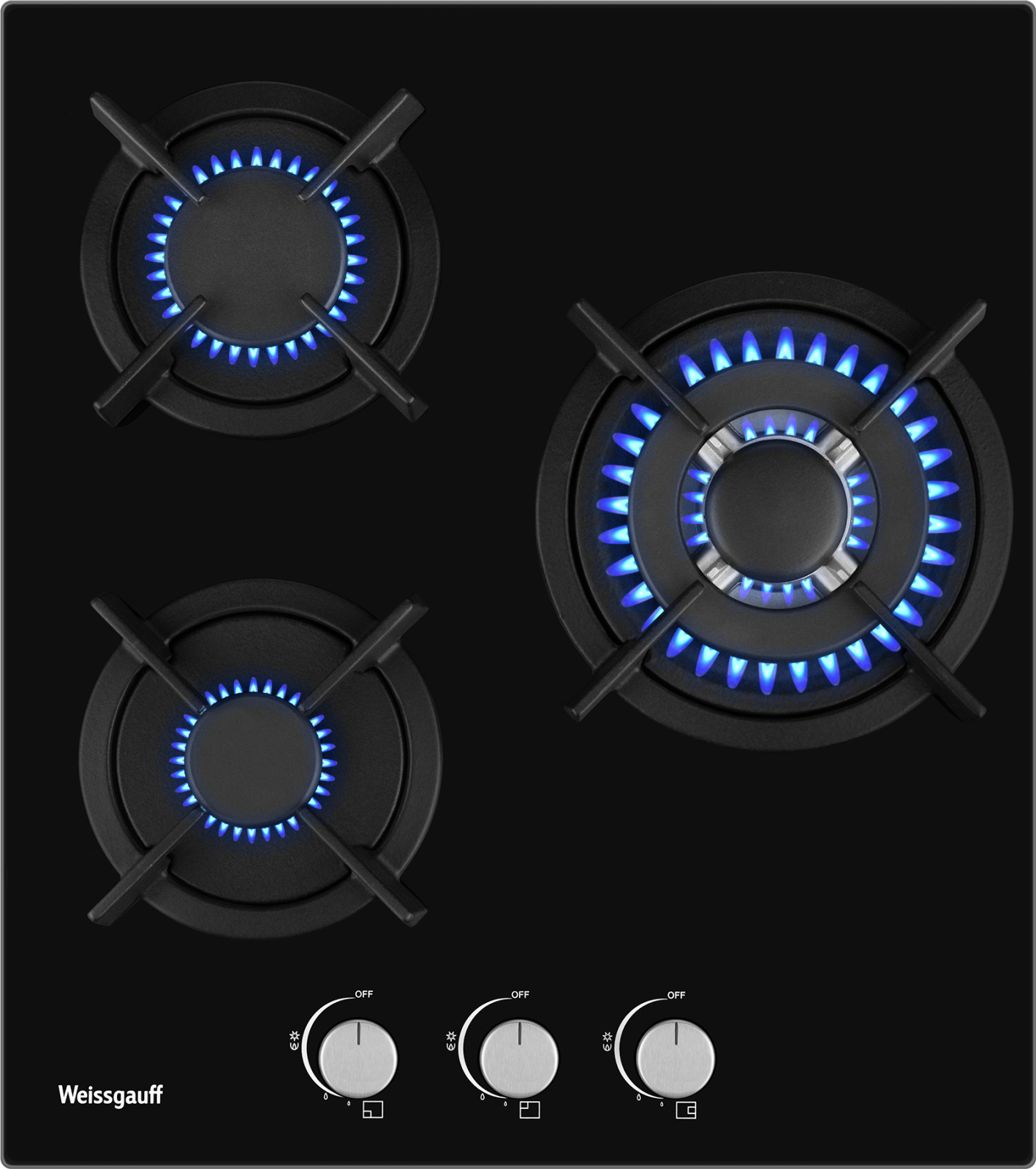 картинка Газовая варочная панель Weissgauff HG 451 BGH 