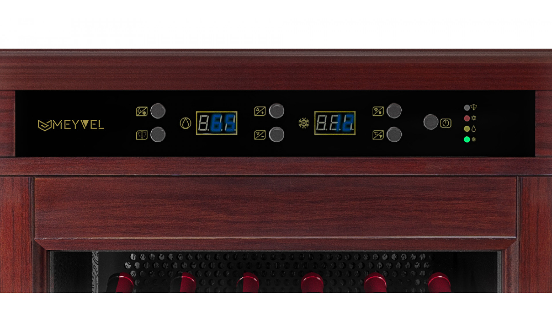 картинка Отдельностоящий винный шкаф Meyvel MV108-WM1-C махагон 