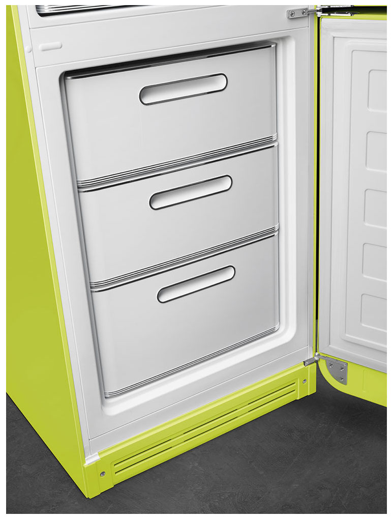 картинка Отдельностоящий холодильник Smeg FAB32RLI5 лайм  картинка Отдельностоящий холодильник Smeg FAB32RLI5 лайм
