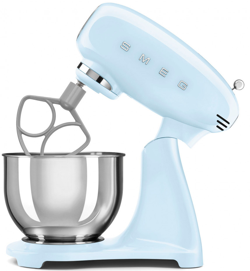 картинка Миксер планетарный Smeg SMF05PBEU постельный голубой 