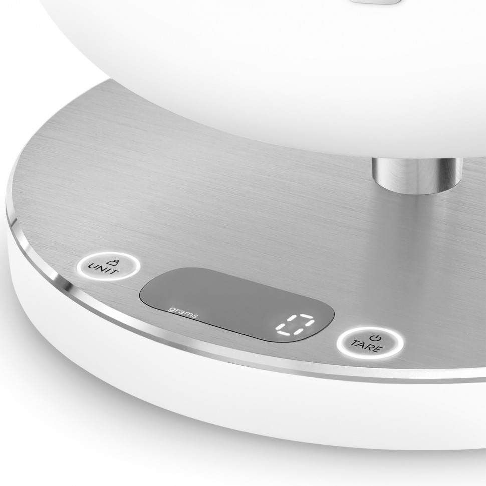 картинка Кухонные весы Smeg KSC01WHMWW  картинка Кухонные весы Smeg KSC01WHMWW